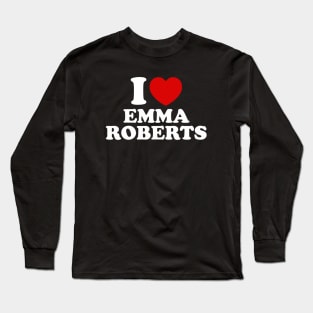 EMMA ROBERTS Long Sleeve T-Shirt